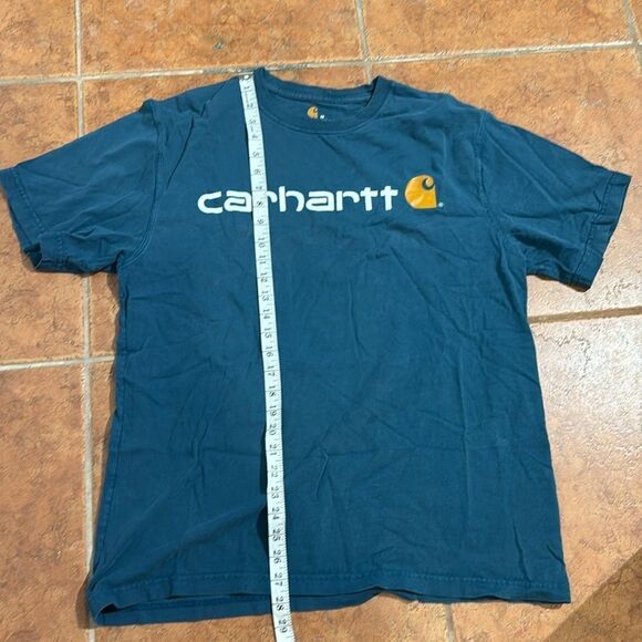 Carhartt Blue Short Sleeve Tee Classic Crew Neck size M - Picture 6 of 7